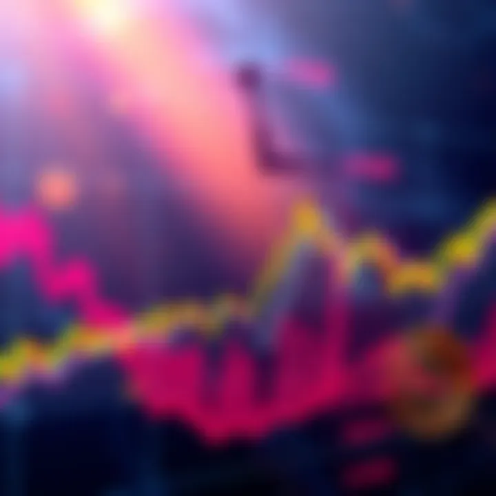 A chart showing Bitcoin's price movement with an upward trend, indicating a potential rally towards a key resistance level.