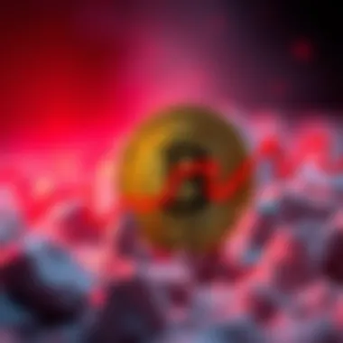 Bitcoin Price Decline Visual representation of Bitcoin's price dropping in November, hinting at a similar trend for December.