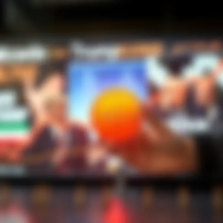 A graphic showing Bitcoin price struggling below $70,000 with a downward trend while news headlines about Trump and Iran are visible in the background.