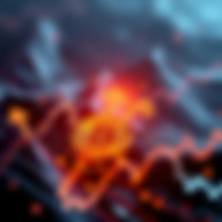 A graphic showing Bitcoin price trends with arrows pointing towards 75K and 105K, symbolizing the debate on future prices.