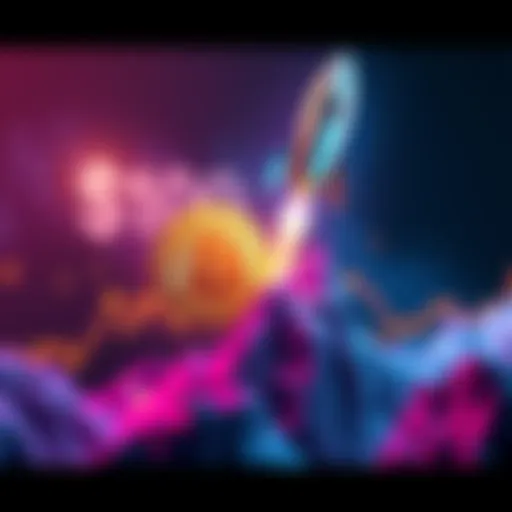 Graph showing Bitcoin price increasing towards $200,000 with a rocket symbolizing growth