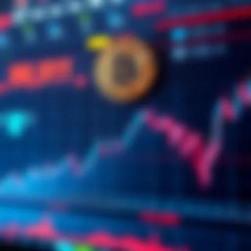 A graph showing Bitcoin's price surge to 91K with upward trend lines and market indicators.