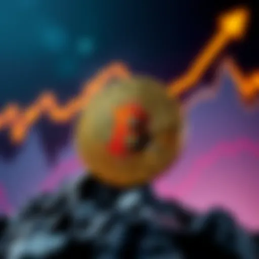 A visual of Bitcoin's logo with a background showing a rising graph, symbolizing its potential to exceed $126,000 again.