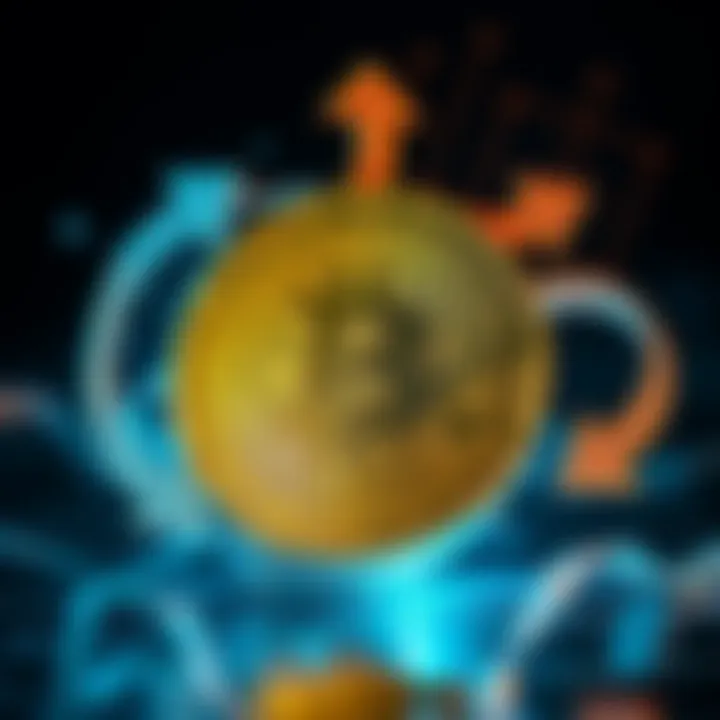 A visual representation of Bitcoin being transformed into Wrapped Bitcoin with arrows showing the conversion process