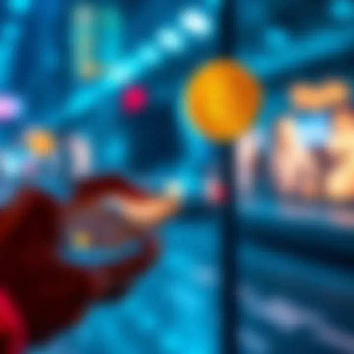 A person using a smartphone to make a Bitcoin transaction, symbolizing secure and decentralized finance.