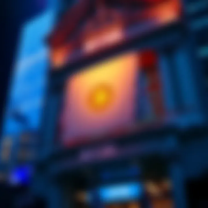 The Bitcoin whitepaper prominently featured on the wall of the New York Stock Exchange, showcasing its importance in finance