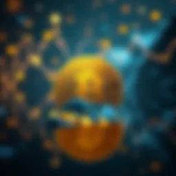 A visual representation of Bitcoin's journey over 15 years, featuring a stylized Bitcoin symbol and references to cryptography discussions.