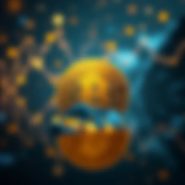 A visual representation of Bitcoin's journey over 15 years, featuring a stylized Bitcoin symbol and references to cryptography discussions.