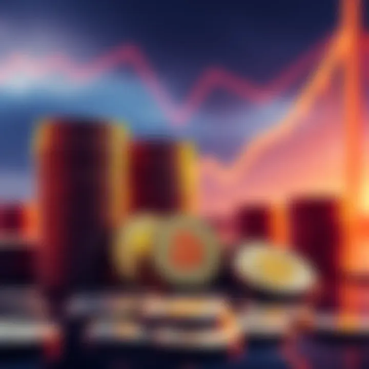 Illustration showing stacks of Bitcoin coins representing the recent purchase of 22,305 Bitcoin for $2.1 billion, highlighting a surge in cryptocurrency holdings.