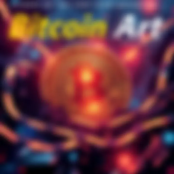 Artistic cover featuring Bitcoin themes and artwork, showcasing creativity related to Bitcoin culture