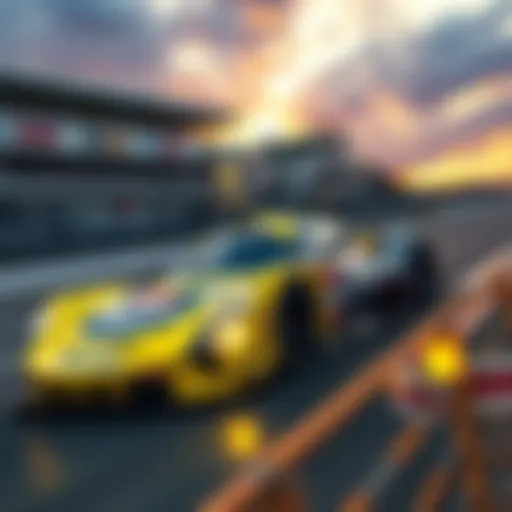 Meyer Shank Racing's Bitcoin car racing during the Daytona 24-hour event