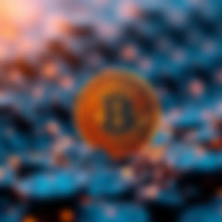 Visual representation of Bitcoin enhancing Cardano's DeFi ecosystem with FluidTokens