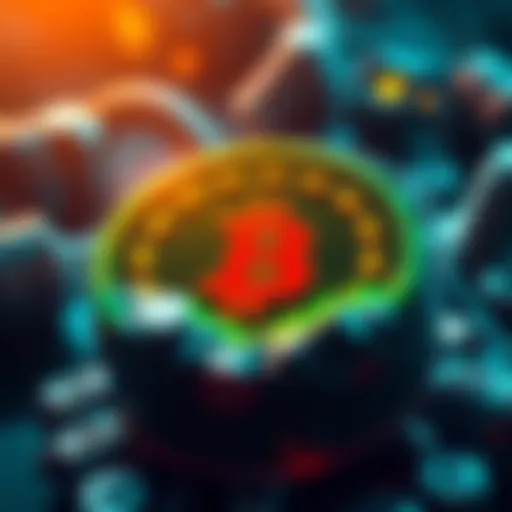 A graphic showing the mkpool logo with mining symbols and Bitcoin Cash imagery, representing the successful mining of BCH blocks.