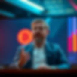 Bitcoin CEO announcing end of bear market in a video