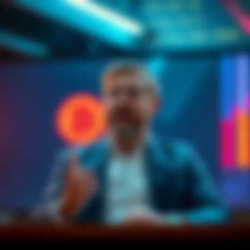 Bitcoin CEO announcing end of bear market in a video