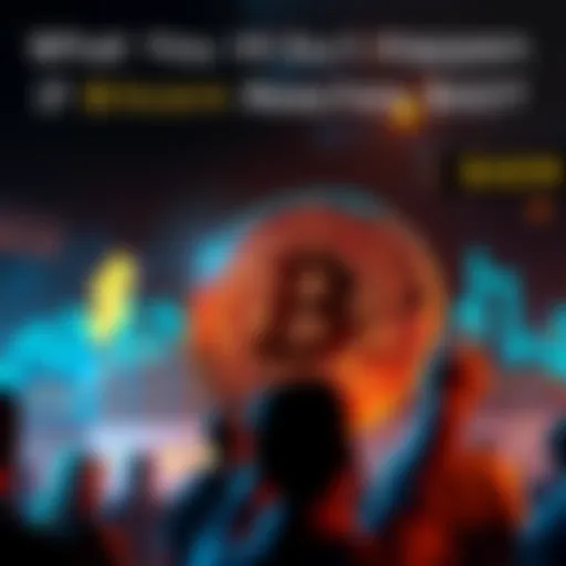 A graphic showing Bitcoin symbol with a countdown and people commenting on a challenge