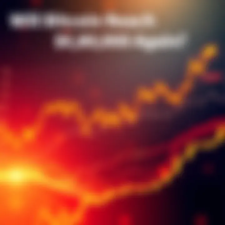 A line chart showing Bitcoin's price fluctuations with a downward trend, indicating market struggles and uncertainty about reaching $80,000 again.