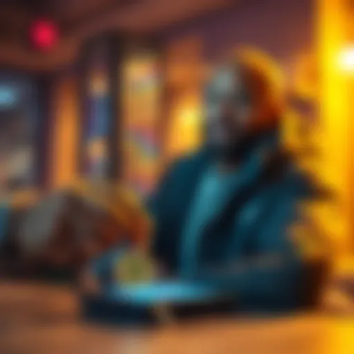 A person securely transferring Bitcoin to a Trezor 3 cold wallet, feeling relieved and secure.