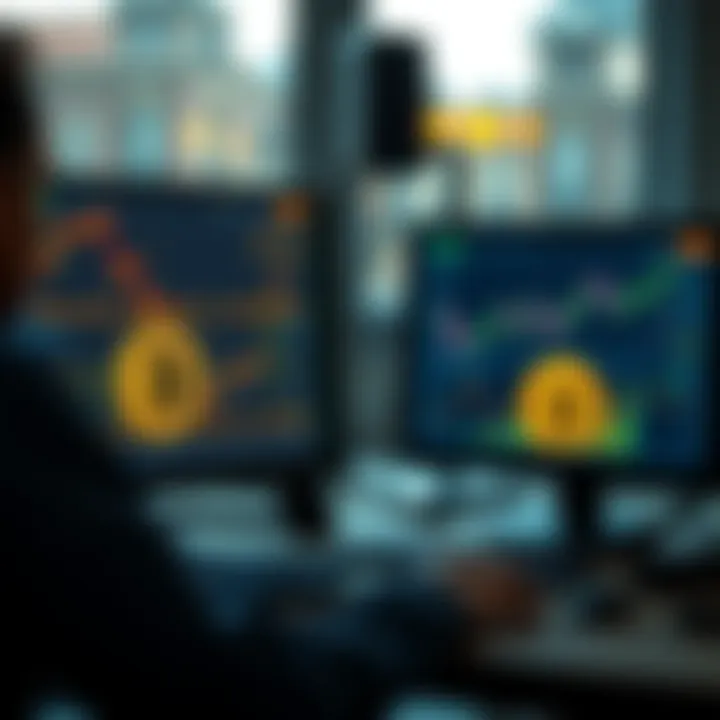 A beginner learns to fetch Bitcoin data on a computer, with charts displaying on-chain metrics like Realized Price, and Bitcoin Core or a block explorer on screen.