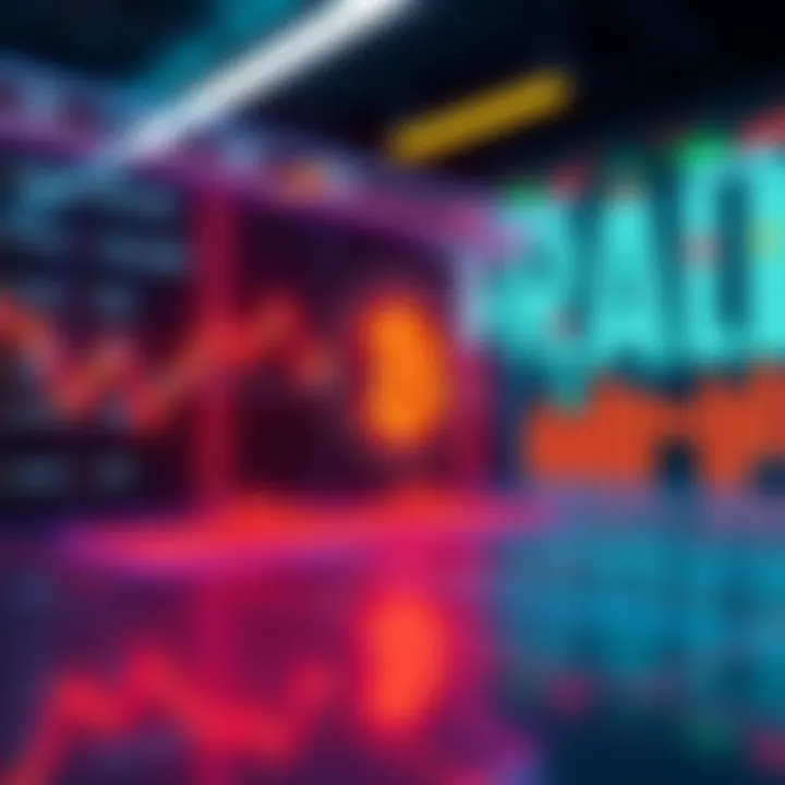 Graphic showing a behavioral firewall concept applied to Bitcoin trading, illustrating limits on purchases and education on investment biases.