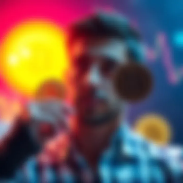 Person weighing options between investing in Bitcoin on an exchange and using a wallet for dollar-cost averaging.