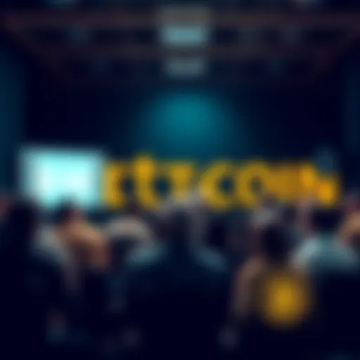 A group of diverse people discussing Bitcoin, sharing their theses and backgrounds.