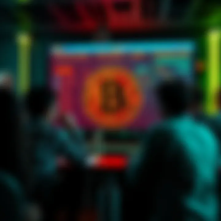 A group of people chatting and sharing ideas about Bitcoin in an online forum setting