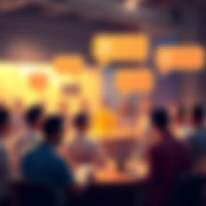 Bitcoin Discussion Thread A group of people discussing Bitcoin in a forum setting with chat bubbles and a Bitcoin logo.