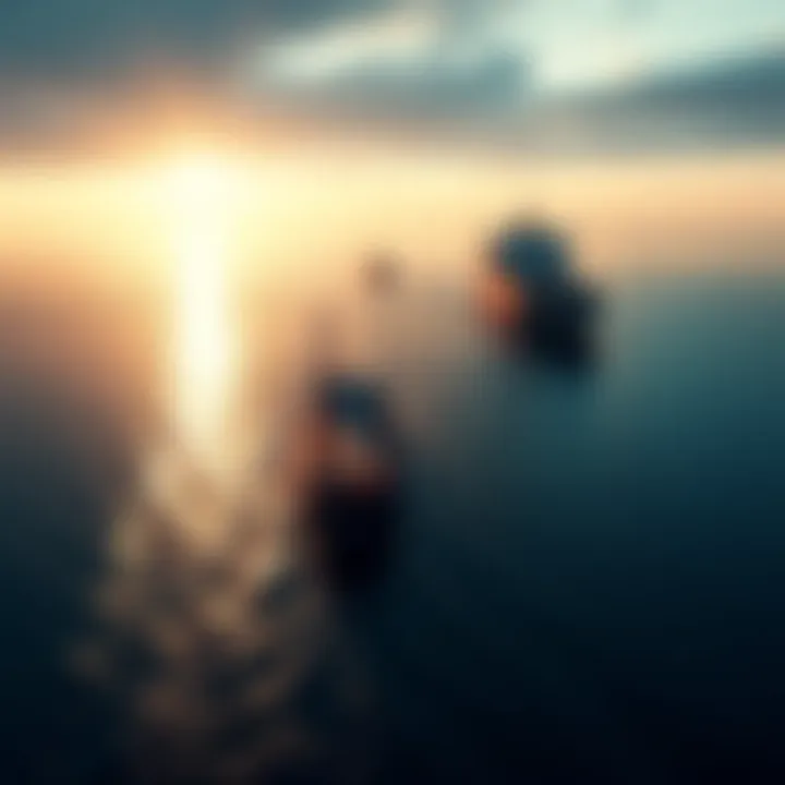 A visual representation showing a downward trend in Bitcoin value alongside an empty Strait of Hormuz symbolizing the absence of oil tankers