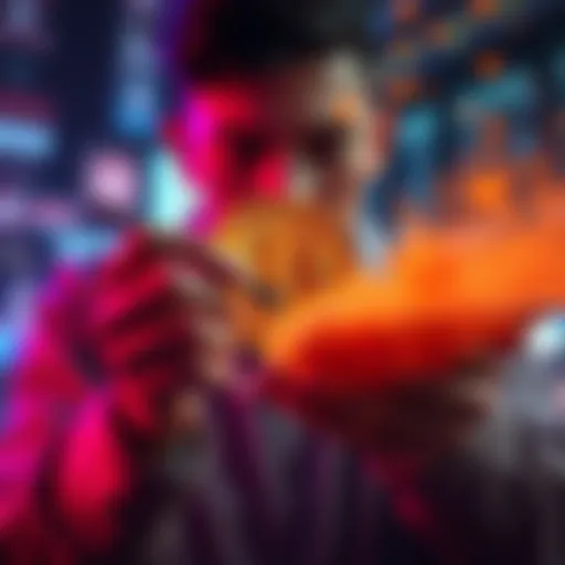 A person looking at a digital wallet showing unexpected Bitcoin deposits from an old address used in 2019