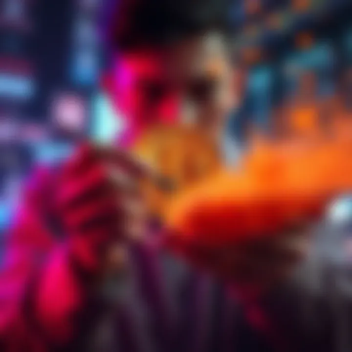 A person looking at a digital wallet showing unexpected Bitcoin deposits from an old address used in 2019