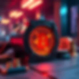 Graphic showing the Bitcoin Earn Vault on Stacks, featuring BTC symbols and $STRC logo, representing investment strategies.