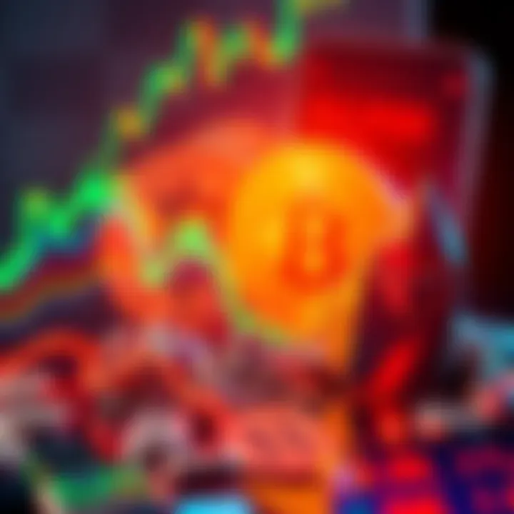 Bitcoin price chart showing rise past $80K, Ethereum logo with upgrade symbol, and oil price representation