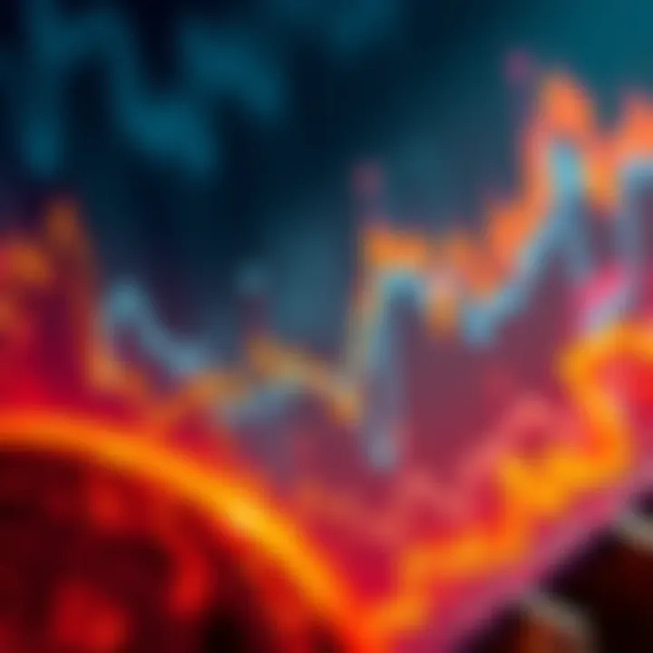 A visual representation of Bitcoin's price chart showing steep drops and rises, highlighting manipulation discussions.