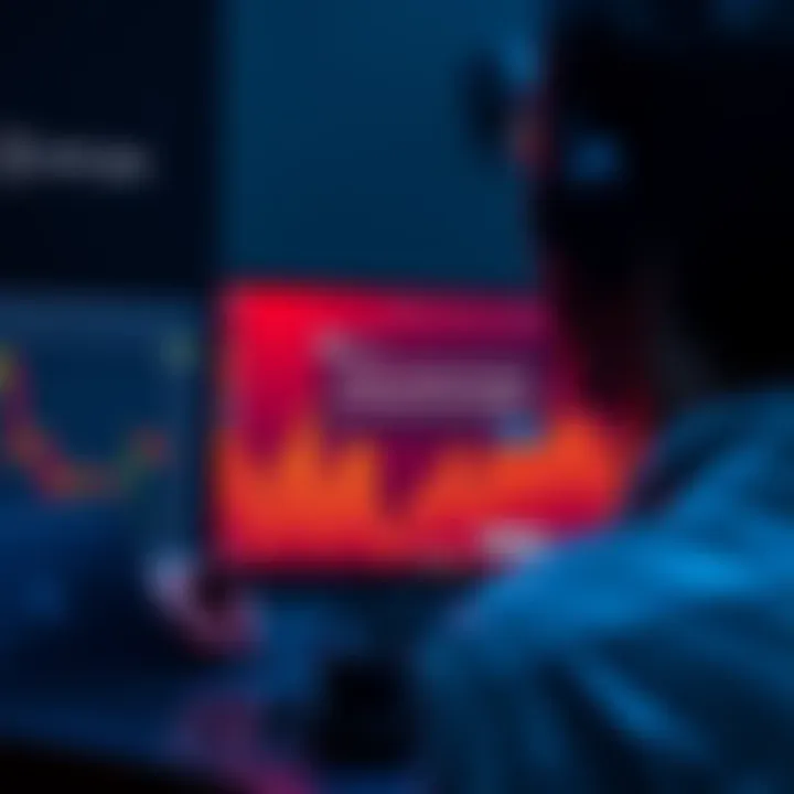 A forum participant looking at a computer screen, showing a message about a four-week timeout in a Bitcoin community after making a celebratory comment.