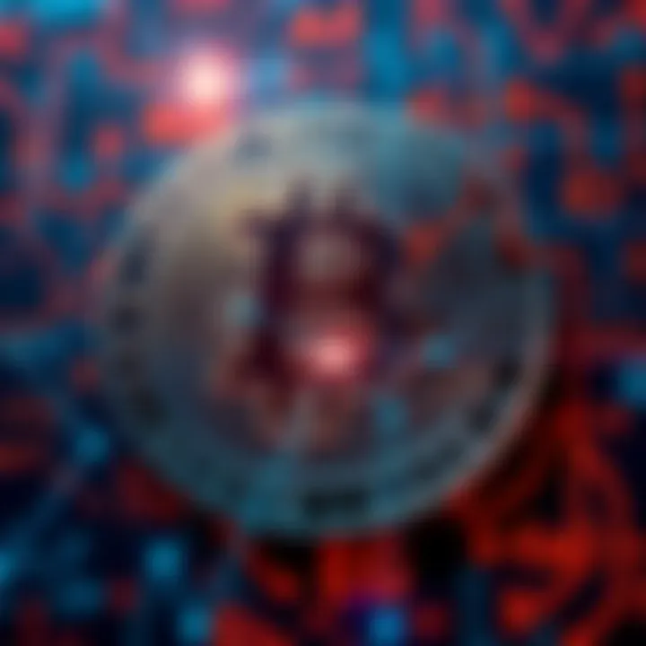 Bitcoin Genesis Block Analysis A visual representation of Bitcoin's genesis block with mathematical equations highlighting a new pattern and Satoshi Nakamoto's design intentions.