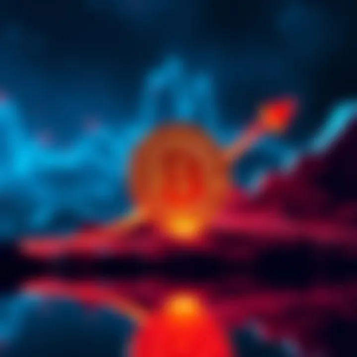 Illustration showing the Bitcoin growth cycle with two S curves representing hype and mainstream integration