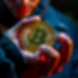 A person securing Bitcoin in a hardware wallet to protect their investments during a US currency reset.