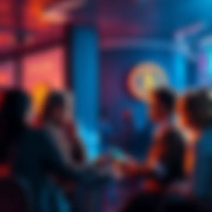 Group of people discussing Bitcoin trends and insights in 2026