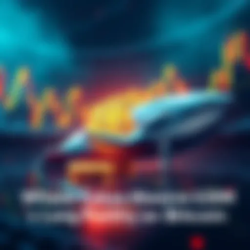 A large whale figure symbolizing a major investor making a big investment in Bitcoin, with a graph indicating market trends in the background.