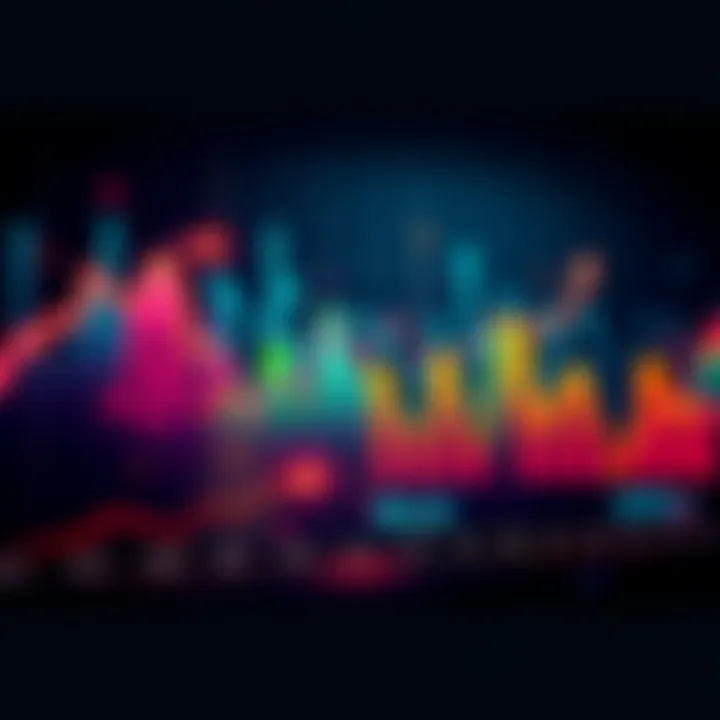 A colorful chart showing monthly Bitcoin investments by people, with upward trends highlighting increasing interest.