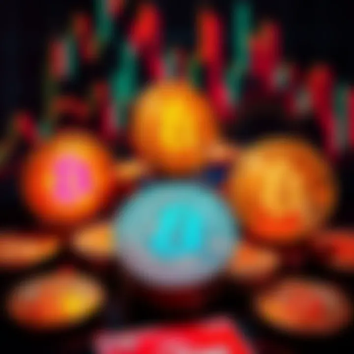 A graphic showing Bitcoin symbols with options for centralized exchange and ETF, illustrating investment choices for new investors.