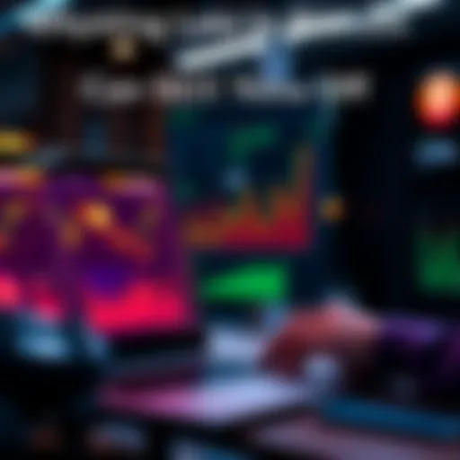 A person analyzing Bitcoin trends on a laptop, looking at graphs and charts while considering investment options.