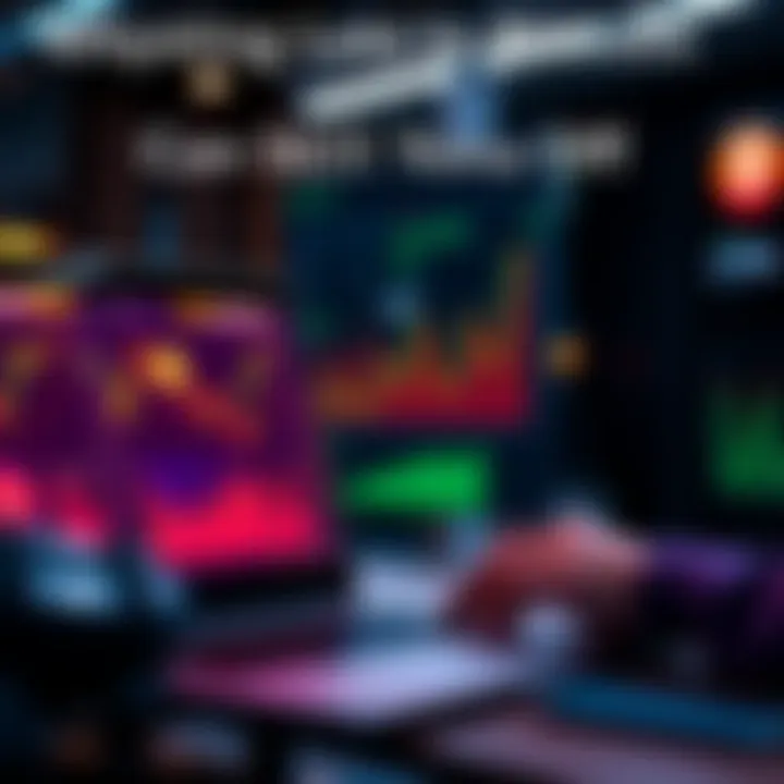 A person analyzing Bitcoin trends on a laptop, looking at graphs and charts while considering investment options.