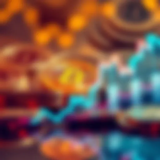 A visual representation of Bitcoin coins with a chart showing long-term growth, symbolizing safe investment over three years.