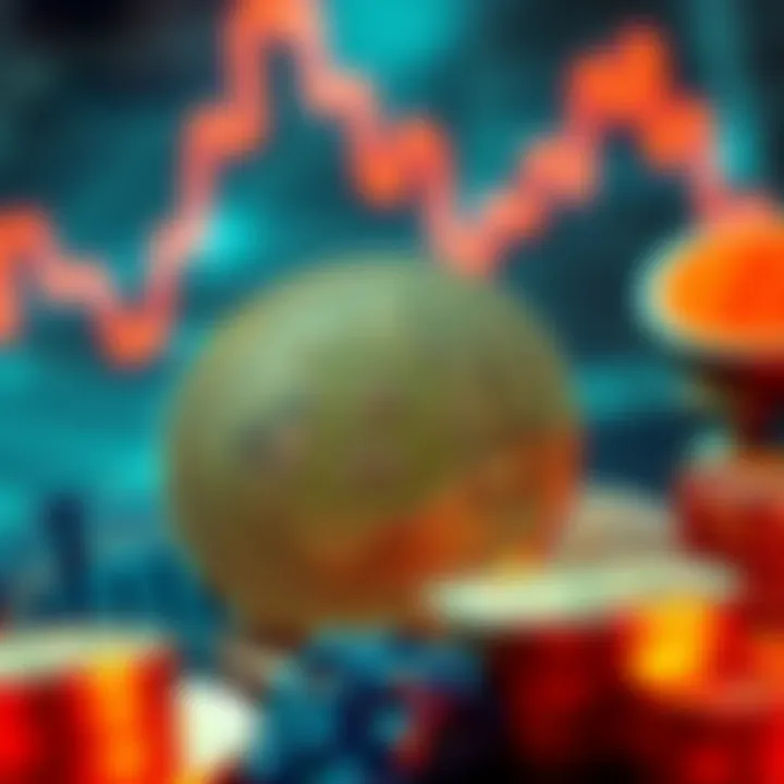 Graphic showing Bitcoin with different interest rates for loans, highlighting the contrast between 5% claims and higher actual rates from lenders.