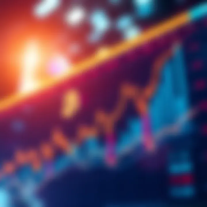 A graph showing recent Bitcoin price movements with an upward trend