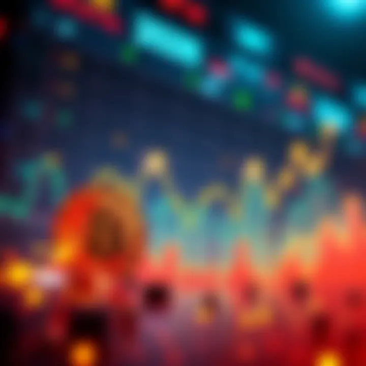 Graph showing Bitcoin price trends and market dynamics in 2026 with upward and downward movements