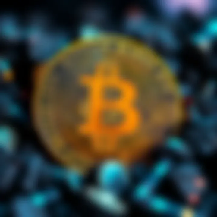 A visual representation of Bitcoin with 20 million coins mined, showcasing its importance in the cryptocurrency market.