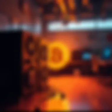 A Bitcoin miner is running in an office, emitting warmth while mining cryptocurrency.